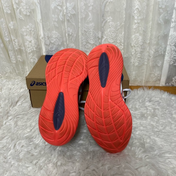 ASICS Gel-Cumulus (27) SZ: (8.5) White,Grayish,Purple, Coral, Shoes Tried-On NIB - Picture 5 of 9